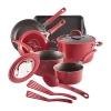 Rachael Ray Cook + Create 11-pc. Non-stick Cookware Set In Red