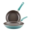 Rachael Ray Cook + Create 2-pc. Non-stick Frying Pan Set In Blue