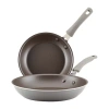 Rachael Ray Cook + Create 2-pc. Non-stick Frying Pan Set In Gray