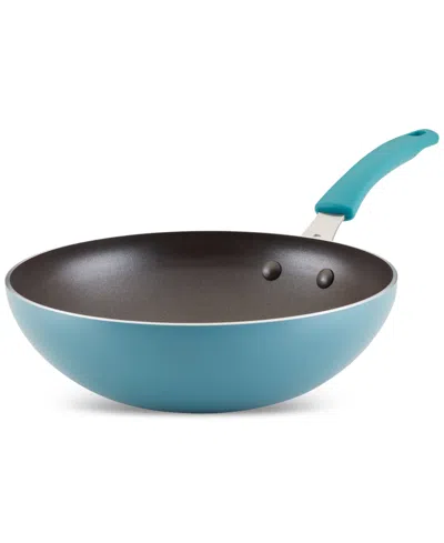 Rachael Ray Cook + Create Aluminum Nonstick 10.5" Stir Fry Pan In Blue