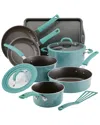 Rachael Ray Cook + Create Aluminum Nonstick Cookware Set, 10pc In Blue