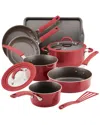 RACHAEL RAY RACHAEL RAY COOK + CREATE ALUMINUM NONSTICK COOKWARE SET, 10PC