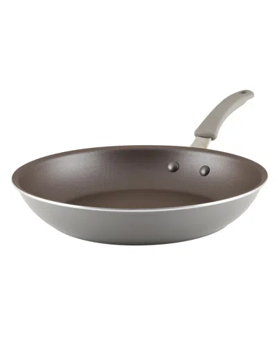 Rachael Ray Cook + Create Aluminum Nonstick Frying Pan, 12.5" In Grey