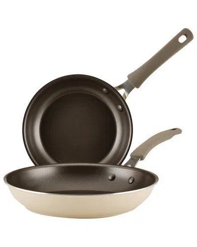 RACHAEL RAY RACHAEL RAY COOK + CREATE ALUMINUM NONSTICK FRYING PAN 2PC SET