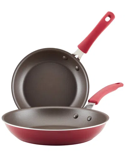 RACHAEL RAY RACHAEL RAY COOK + CREATE ALUMINUM NONSTICK FRYING PAN SET, 2PC