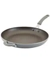 Rachael Ray Cook + Create Aluminum Nonstick Frying Pan, 14" In Grey