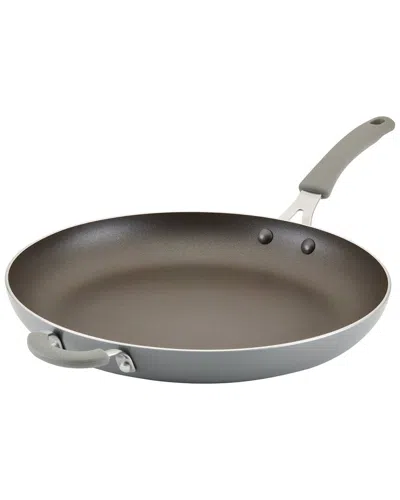 Rachael Ray Cook + Create Aluminum Nonstick Frying Pan, 14" In Grey