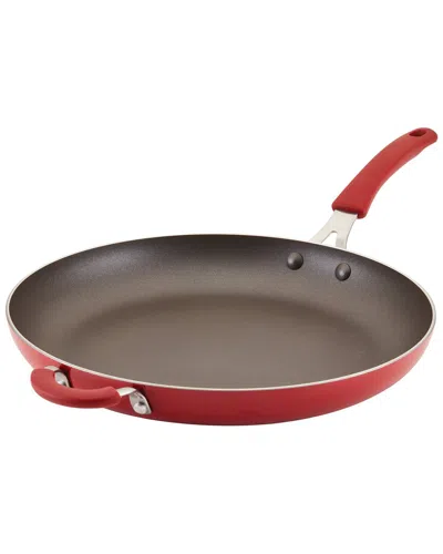 RACHAEL RAY RACHAEL RAY COOK + CREATE ALUMINUM NONSTICK FRYING PAN WITH HELPER HANDLE