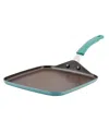 RACHAEL RAY COOK + CREATE ALUMINUM NONSTICK SQUARE STOVETOP GRIDDLE PAN, 11"