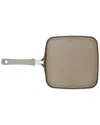 Rachael Ray Cook + Create Aluminum Nonstick Square Stovetop Griddle Pan, 11in In Grey