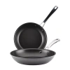 Rachael Ray Cook + Create Hard Anodized 2-pc. Non-stick Skillet In Black