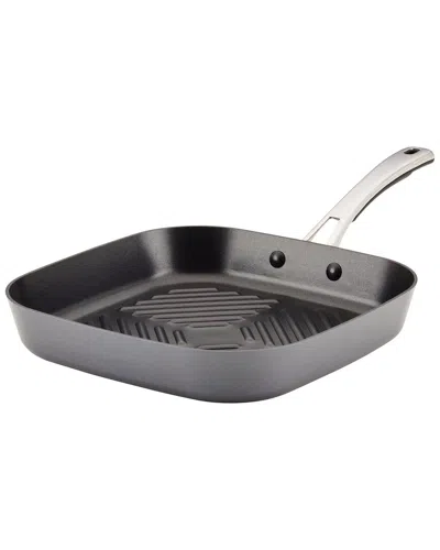 RACHAEL RAY RACHAEL RAY COOK + CREATE HARD ANODIZED NONSTICK DEEP GRILL PAN, 11IN