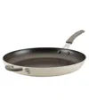 Rachael Ray Cook + Create Aluminum Nonstick Frying Pan, 14" In Almond