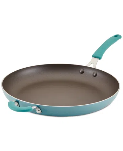 Rachael Ray Cook + Create Aluminum Nonstick Frying Pan, 14" In Blue