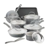 Rachael Ray Create Delicious 13-pc. Aluminum Non-stick Cookware Set In Gray