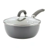 Rachael Ray Create Delicious 3-qt. Non-stick Everything Pan With Lid In Gray