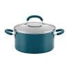Rachael Ray Create Delicious 6-qt. Non-stick Stockpot With Lid In Blue