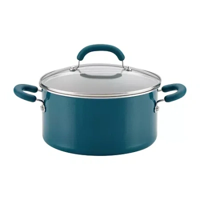 Rachael Ray Create Delicious 6-qt. Non-stick Stockpot With Lid In Blue