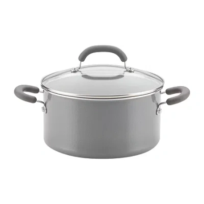 Rachael Ray Create Delicious 6-qt. Non-stick Stockpot With Lid In Gray