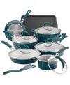 Rachael Ray Create Delicious Aluminum Nonstick Cookware Set, 13 Piece