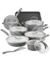 Rachael Ray Create Delicious Aluminum Nonstick Cookware Set