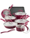 Rachael Ray Create Delicious Aluminum Nonstick 13-pc. Cookware Set