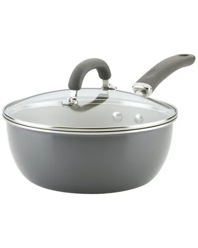 Rachael Ray Create Delicious Aluminum Nonstick Pot In Gray
