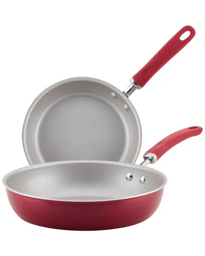 RACHAEL RAY RACHAEL RAY CREATE DELICIOUS ALUMINUM NONSTICK SKILLET TWIN PACK