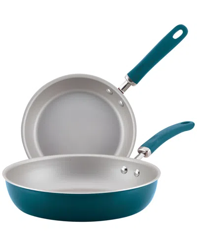 Rachael Ray Create Delicious Aluminum Nonstick Skillet Twin Pack