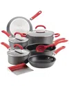 Rachael Ray Create Delicious Hard-anodized Aluminum 11-pc. Nonstick Cookware Set