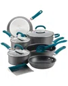 Rachael Ray Create Delicious Hard-anodized Aluminum 11-pc. Nonstick Cookware Set
