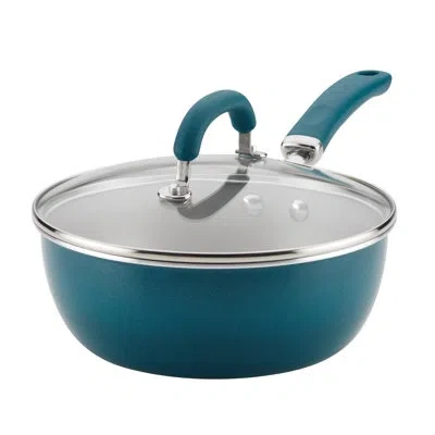 Rachael Ray Create Delicious Nonstick Induction Everything Chef's Pan, 3 Quart In Teal
