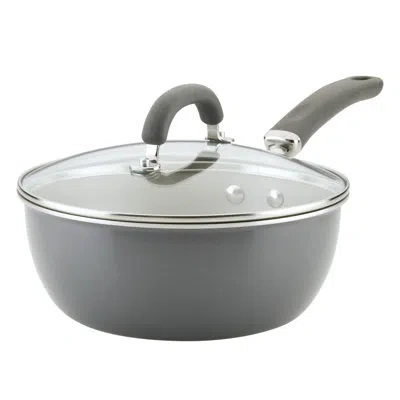 Rachael Ray Create Delicious Nonstick Induction Everything Pan With Lid, 3 Quart In Gray