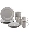 Rachael Ray Cucina 16 Pc. Set, Service For 4 In Gray