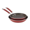 Rachael Ray Cucina 2-pc. Non-stick Skillet Set In Red