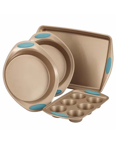 Rachael Ray Cucina 4pc Bakeware Set In Brown