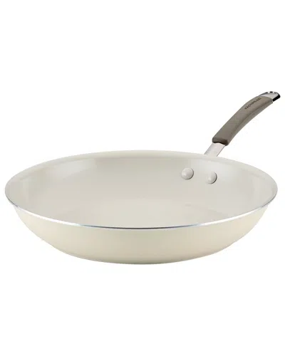Rachael Ray Cucina Ceramic 12.5in Nonstick Frying Pan In Almond