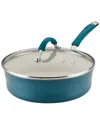 Rachael Ray Cucina Ceramic Nonstick 3-quart Saute Pan With Lid
