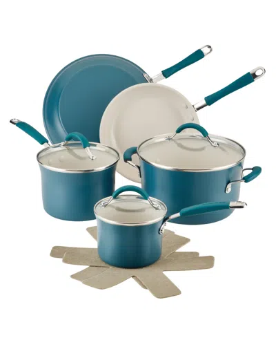 RACHAEL RAY CUCINA CERAMIC NONSTICK 10-PIECE COOKWARE SET