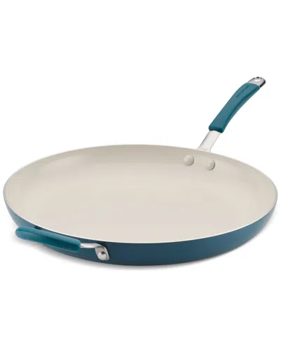Rachael Ray Cucina Ceramic Nonstick 14" Frypan In Blue