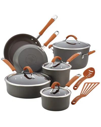 Rachael Ray Cucina Cookware Set In Pumpkin