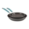 Rachael Ray Cucina Hard Anodized Twin Pack Skillet Set In Gray