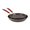 Rachael Ray Cucina Hard Anodized Twin Pack Skillet Set In Brown