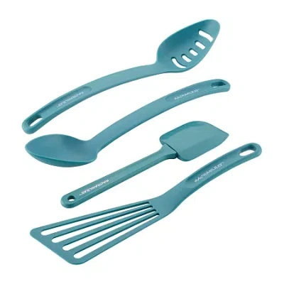 Rachael Ray Cucina Nylon 4-pc. Tool Set In Blue