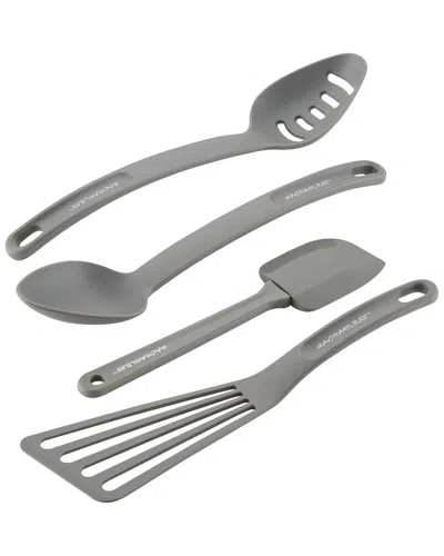 Rachael Ray Cucina Nylon Nonstick Tools 4pc Set In Grey