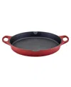 Rachael Ray Nitro Cast Iron 14" Skillet With Side Handles In Red