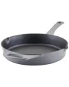 Rachael Ray Nitro Cast Iron 10" Skillet In Grey