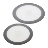 Rachael Ray Silicone Suction 2-pc. Lid Set In Gray