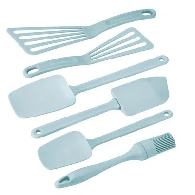 Rachael Ray Tools & Gadgets 6-piece Nylon Tool Set In Sky Blue