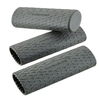 Rachael Ray Tools And Gadgets Cookware Handle Silicone Sleeve Set, 3-piece, Dark Gray